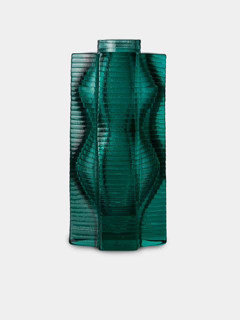 Isabella Kullmann - No. 8 Hand-Blown Glass Vase - Green - ABASK - 