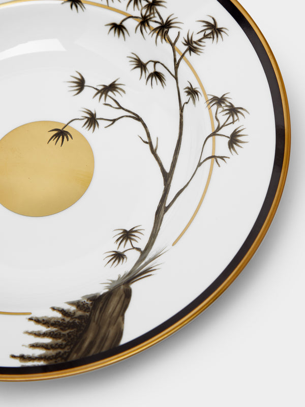 Pinto Paris - Vieux Kyoto Porcelain Soup Plate -  - ABASK