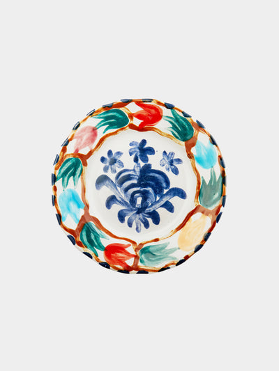Zsuzsanna Nyul - Hand-Painted Ceramic Side Plate -  - ABASK - 