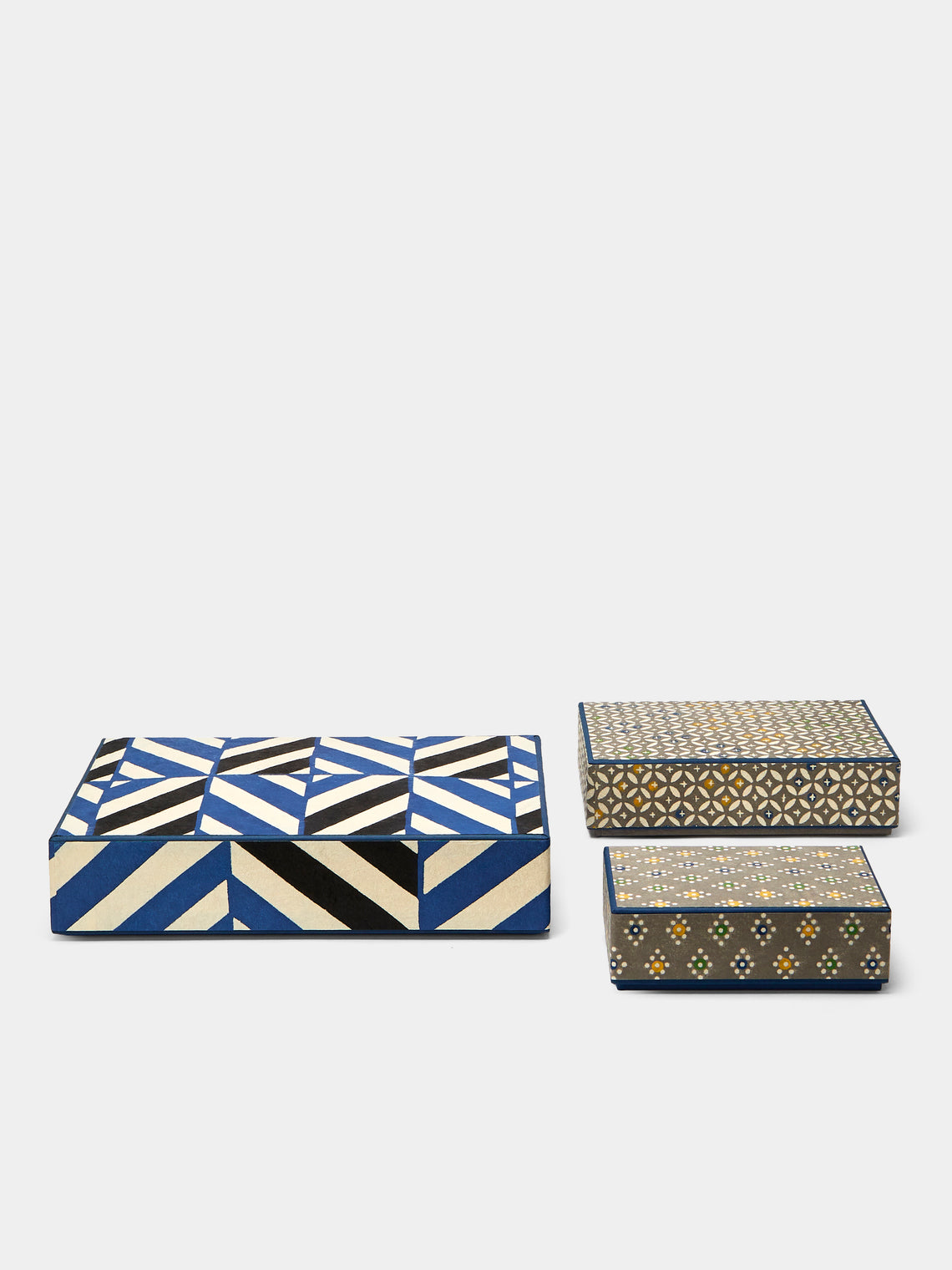 Keijusha - Washi Treasure Boxes (Set of 3) - Multiple - ABASK - 