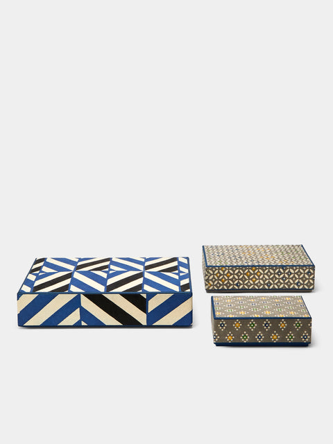 Keijusha - Washi Treasure Boxes (Set of 3) - Multiple - ABASK - 