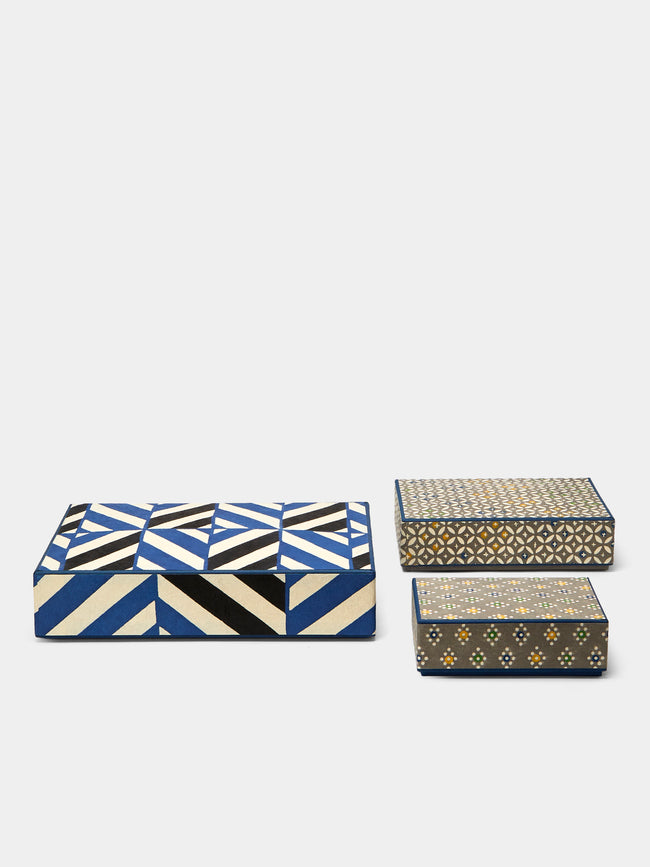 Keijusha - Washi Treasure Boxes (Set of 3) - Multiple - ABASK - 