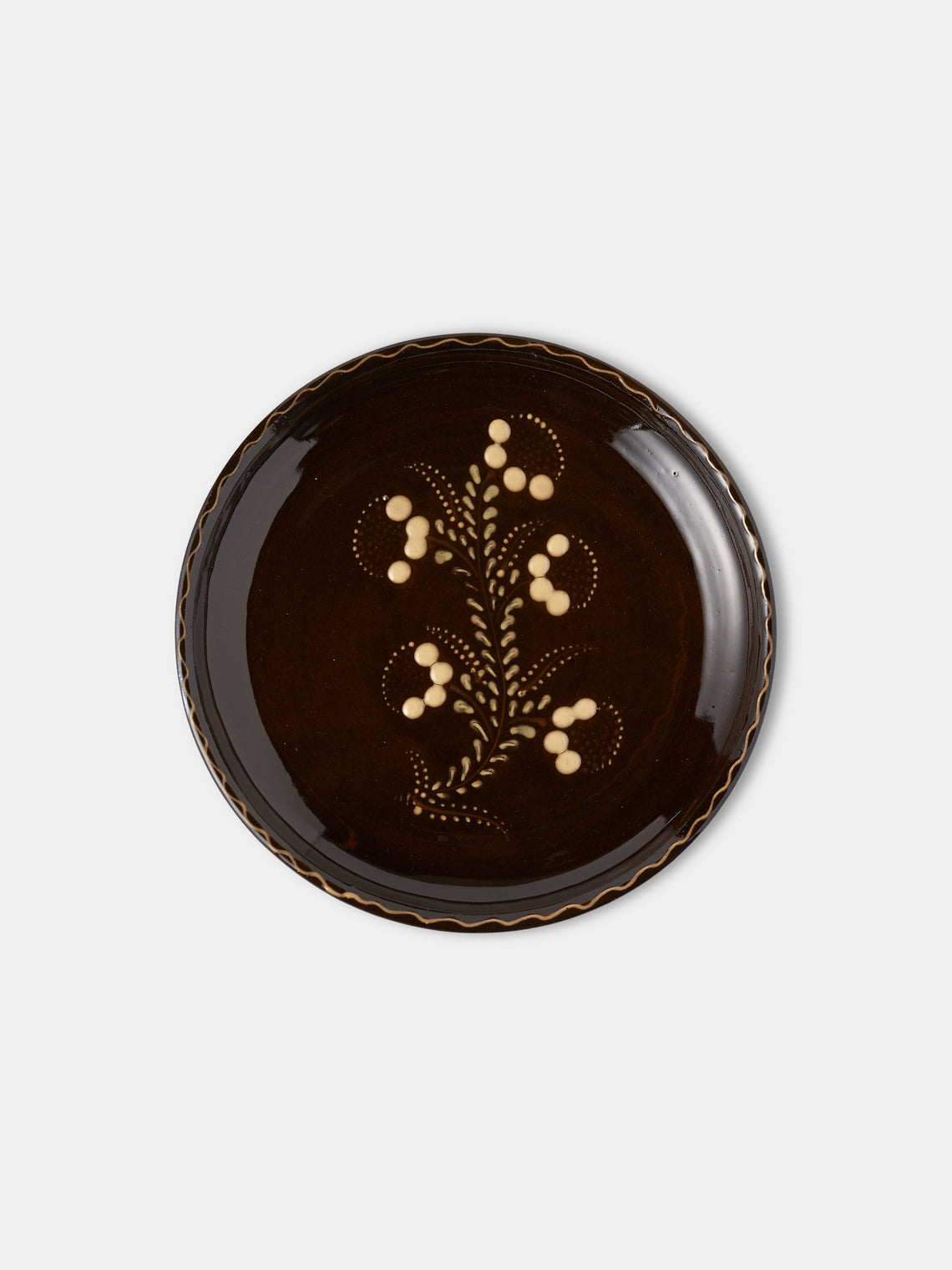 Poterie d’Évires - Flowers and Animals Hand-Painted Ceramic Plates – 8in/20cm (Set of 4) - Multiple - ABASK