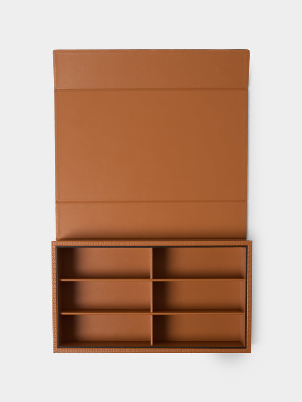 Pinetti - Leather Sunglasses Case - Camel - ABASK