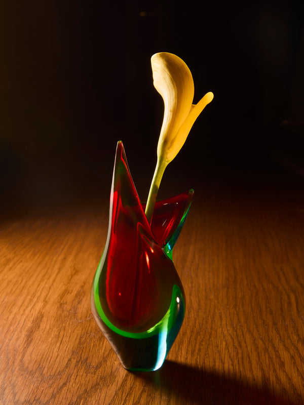 Antique and Vintage - 1950s Murano Glass Asymmetric Vase -  - ABASK