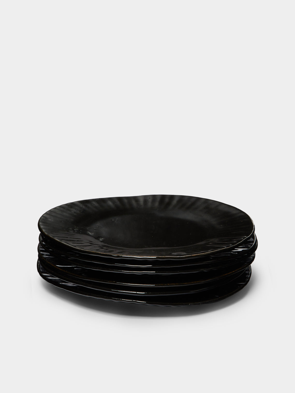 Mervyn Gers Ceramics - 'Paper' Hand-Glazed Ceramic Dinner Plates (Set of 6) -  - ABASK