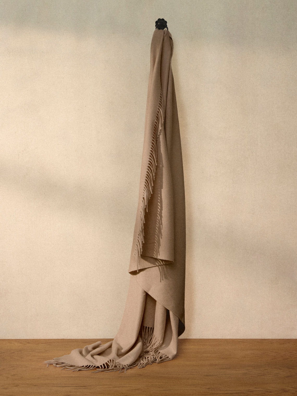 Begg x Co - Arran Cashmere Throw (72in/1.8m) - Beige - ABASK