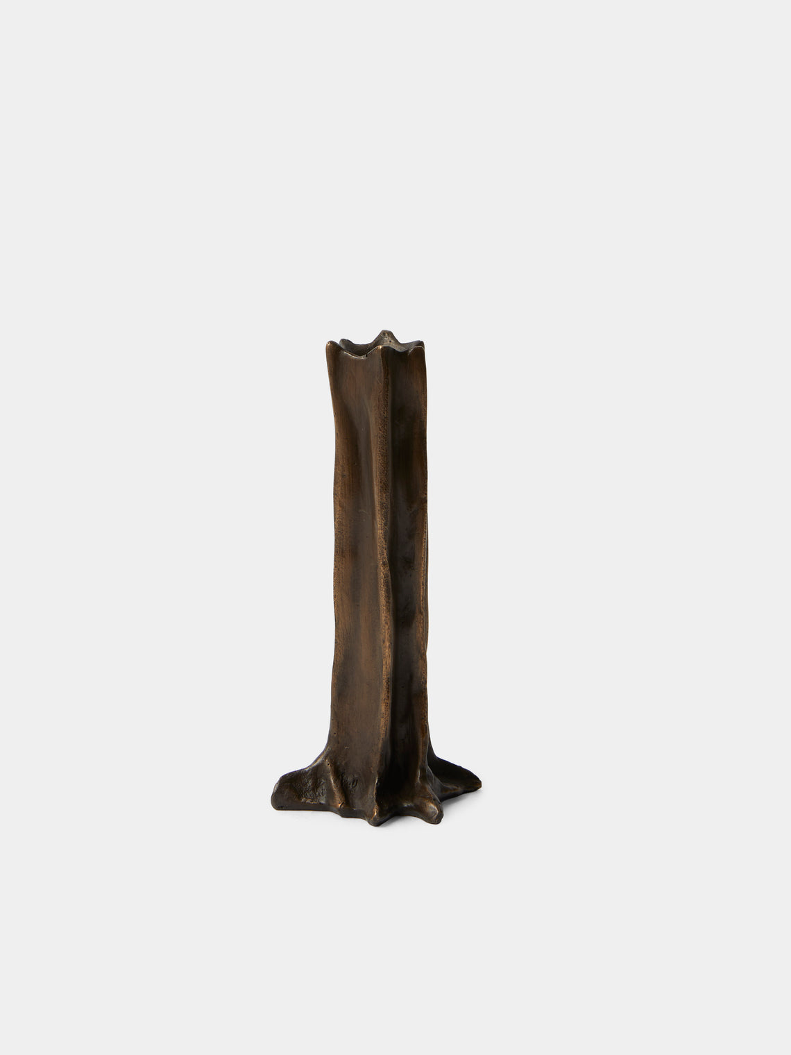 Studio Palatin - | Set of 4 | Arbor Bronze Candlesticks - Bronze - ABASK