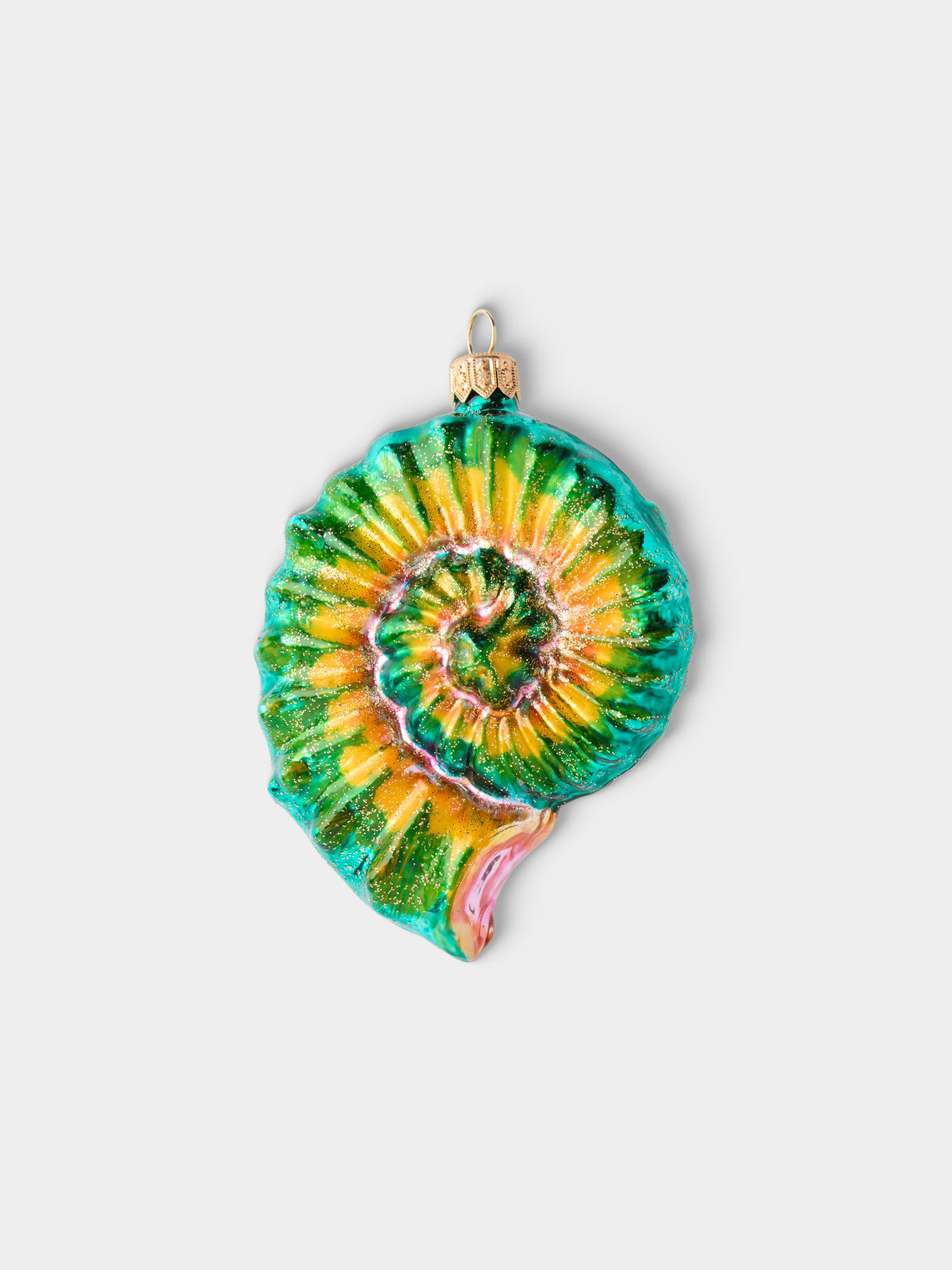 ABASK Decorations - Seashells Hand-Blown Glass Baubles (Set of 8) - Multiple - ABASK