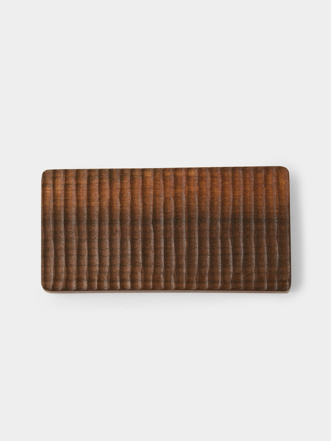 Riccardo Monte - Hand-Carved Walnut Soap Dish - Brown - ABASK