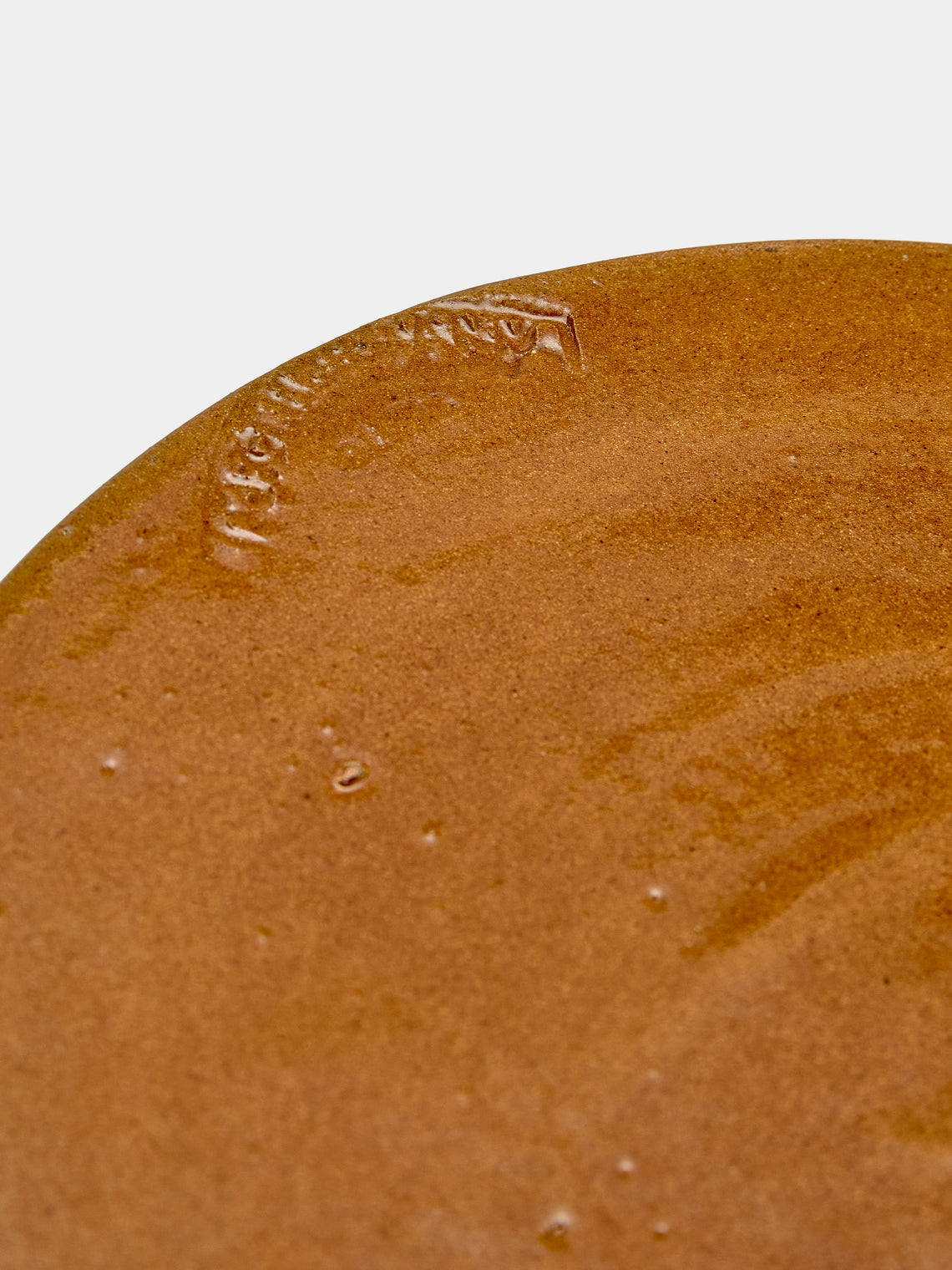 Poterie d’Évires - Flowers Hand-Painted Ceramic Large Lidded Pot - Light brown - ABASK