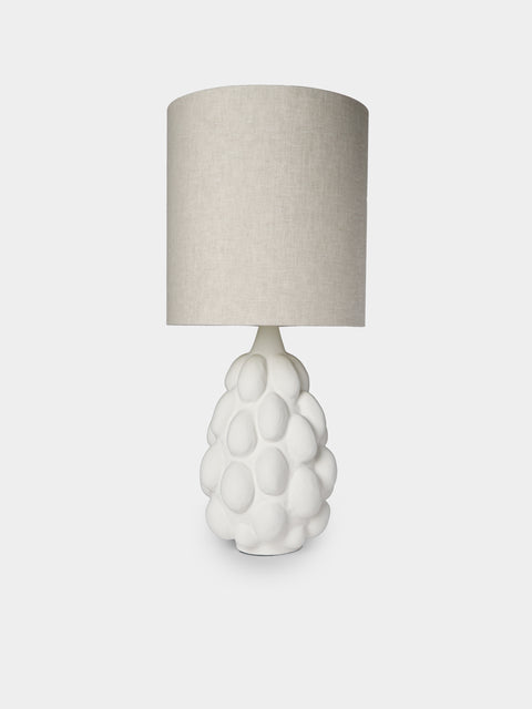 Legato Studio - Pomona Hand-Cast Composite Table Lamp - Ivory - ABASK - 