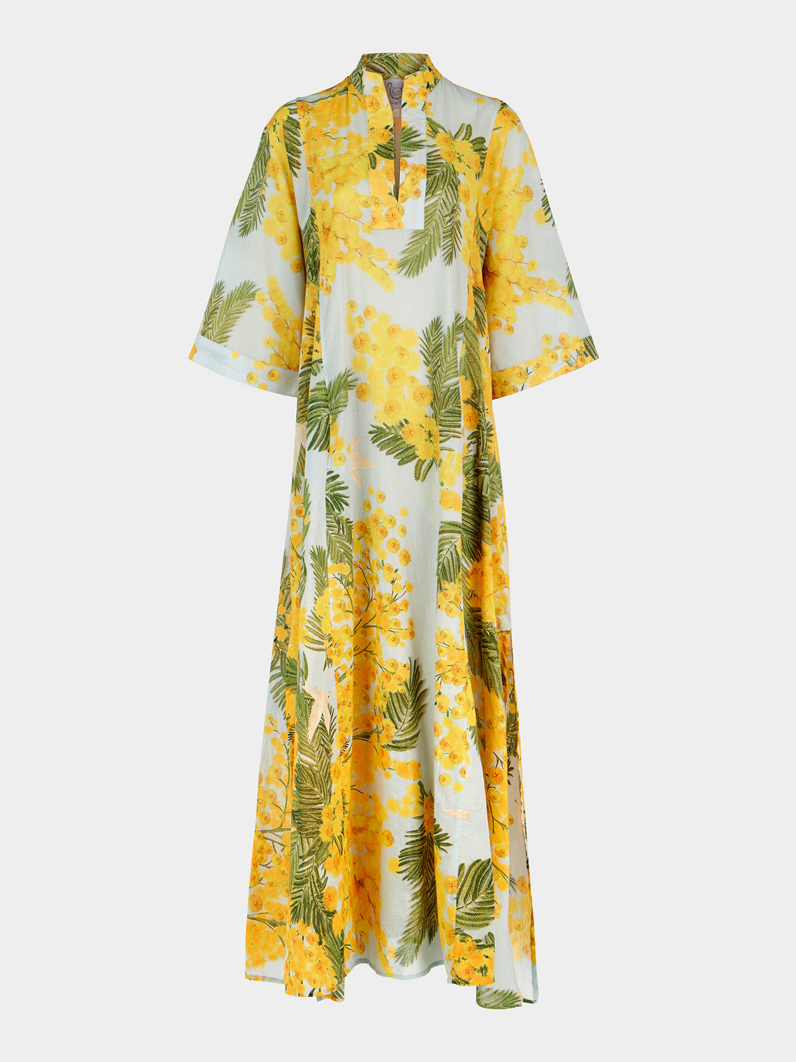 Thierry Colson - The Rachel Cotton Kaftan - Yellow - ABASK - 