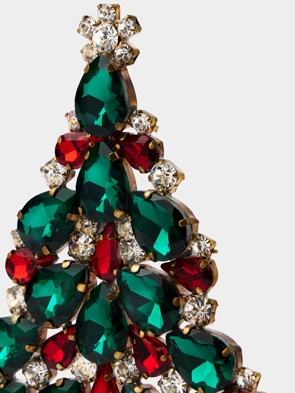 ABASK Decorations - Delightful Czech Crystal Tree - Green - ABASK
