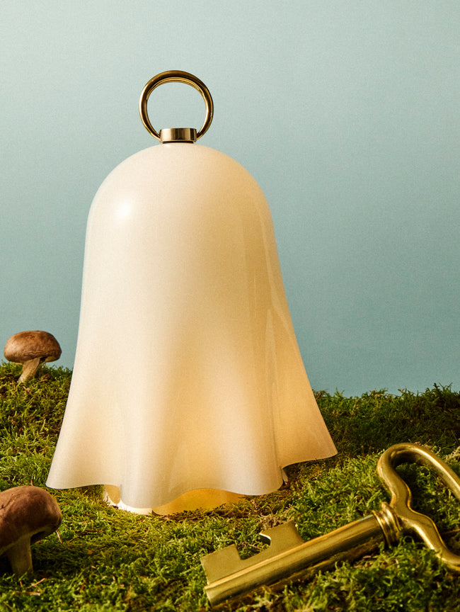 Venini - Fantasmino XL Hand-Blown Murano Glass Portable Lamp - White - ABASK