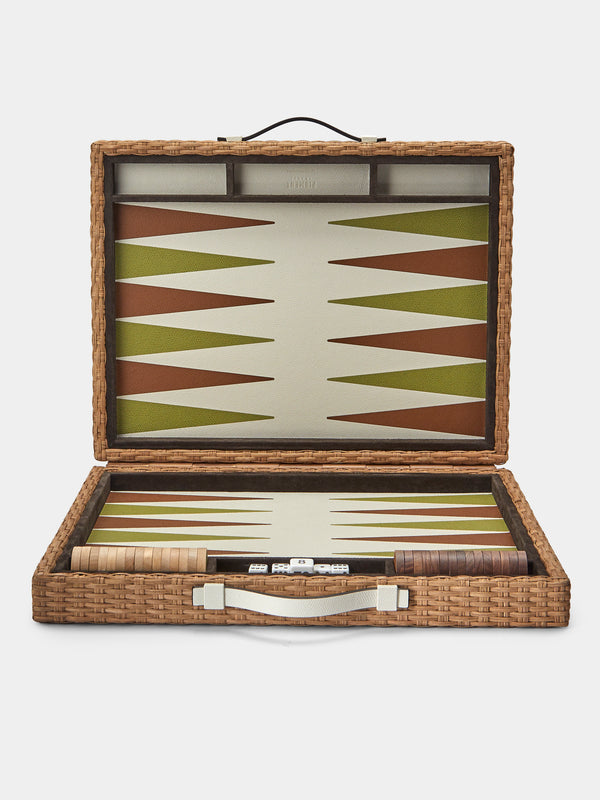 Pigment France - Monte-Carlo Rattan Backgammon Set - Multiple - ABASK - 