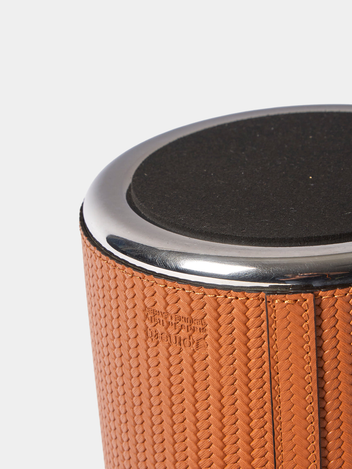 Pinetti - Glacettes Leather Ice Bucket - Camel - ABASK