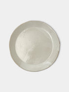 Estudio Vernís - Wood-Fired Stoneware Dinner Plates 9in/23cm (Set of 6) - White - ABASK - 