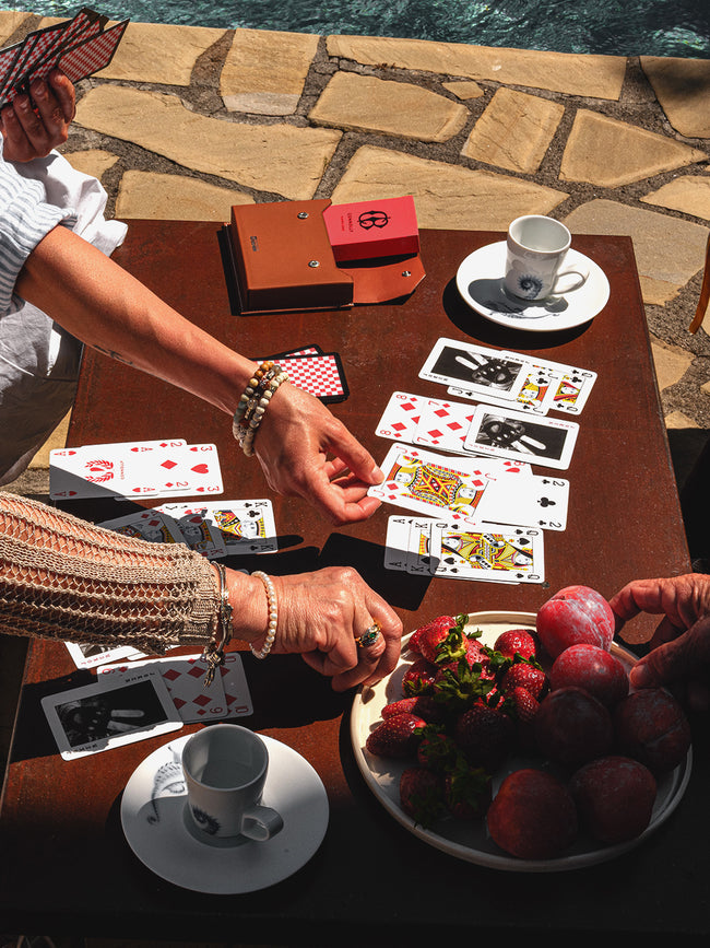 Connolly - Leather Playing Cards Set - Tan - ABASK