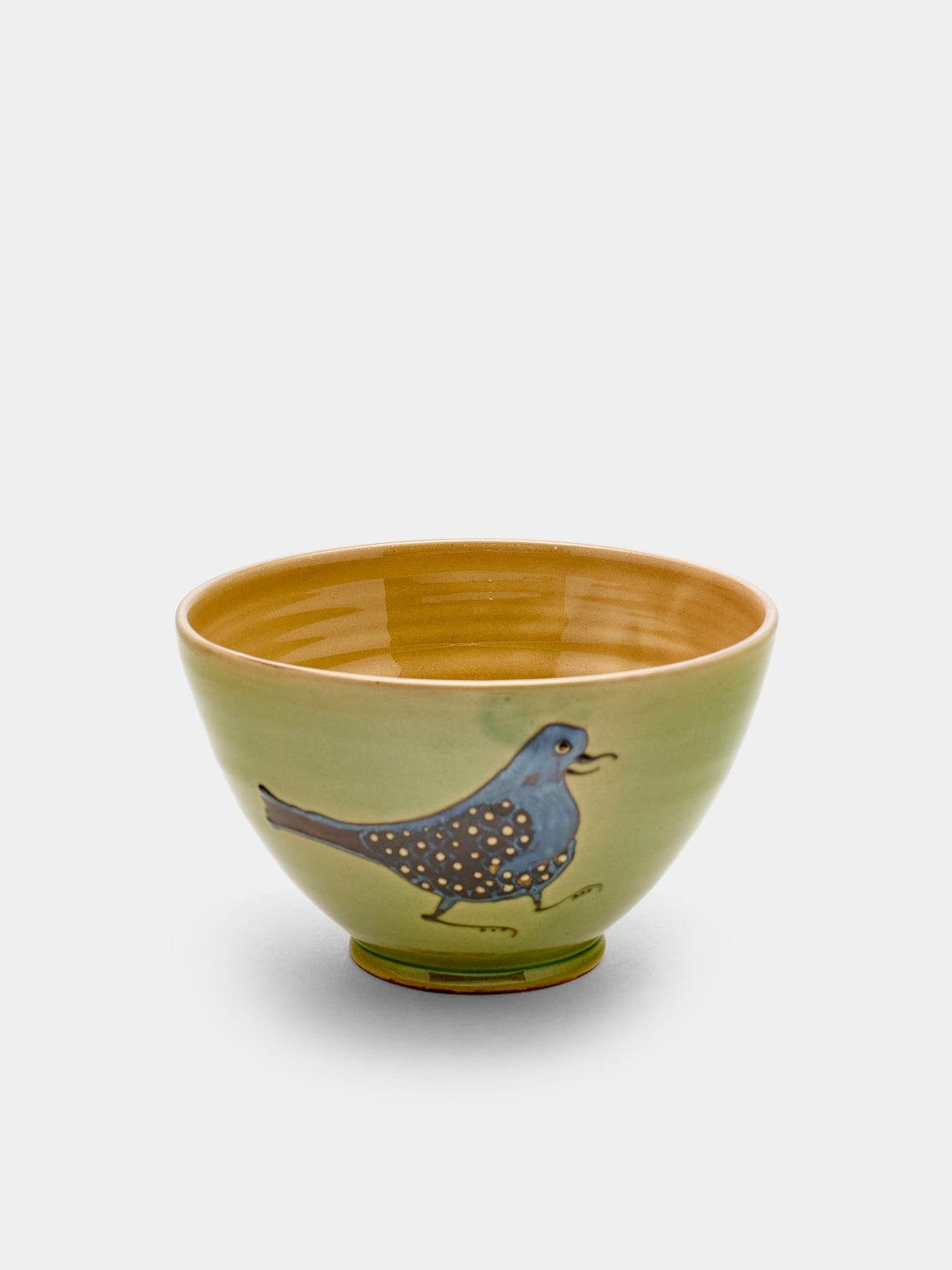 Poterie d’Évires - Flowers and Birds Hand-Painted Ceramic Bowls (Set of 6) - Multiple - ABASK