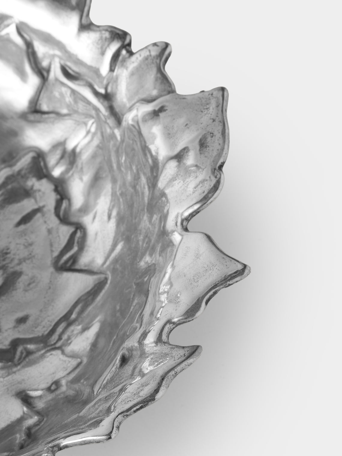 Antique and Vintage - 20th-Century Silver-Plated Trinket Tray (10.5in/27cm) - Silver - ABASK