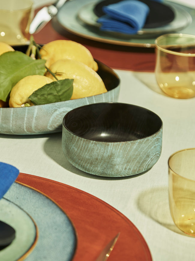 Suk Keun Kang - Coloured Ottchil Lacquered Wood Bowl -  - ABASK