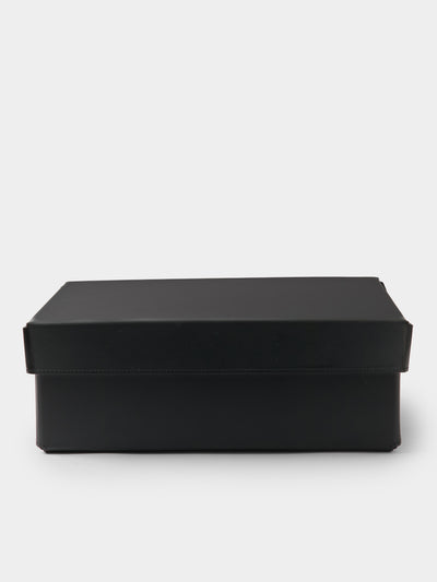 Pinetti - Origami Leather Small Storage Box - Black - ABASK - 
