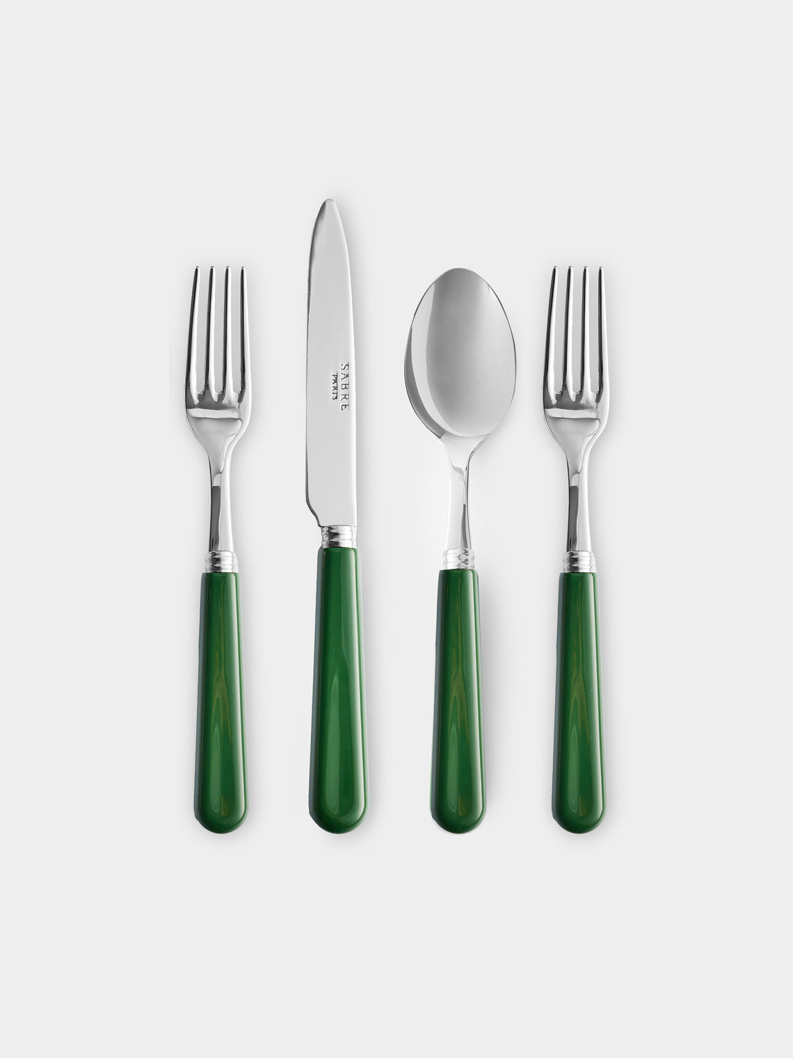 Sabre - Pop Starter/Dessert Cutlery (Set of 4) - Green - ABASK - 