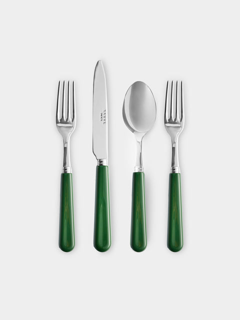 Sabre - Pop Starter/Dessert Cutlery (Set of 4) - Green - ABASK - 