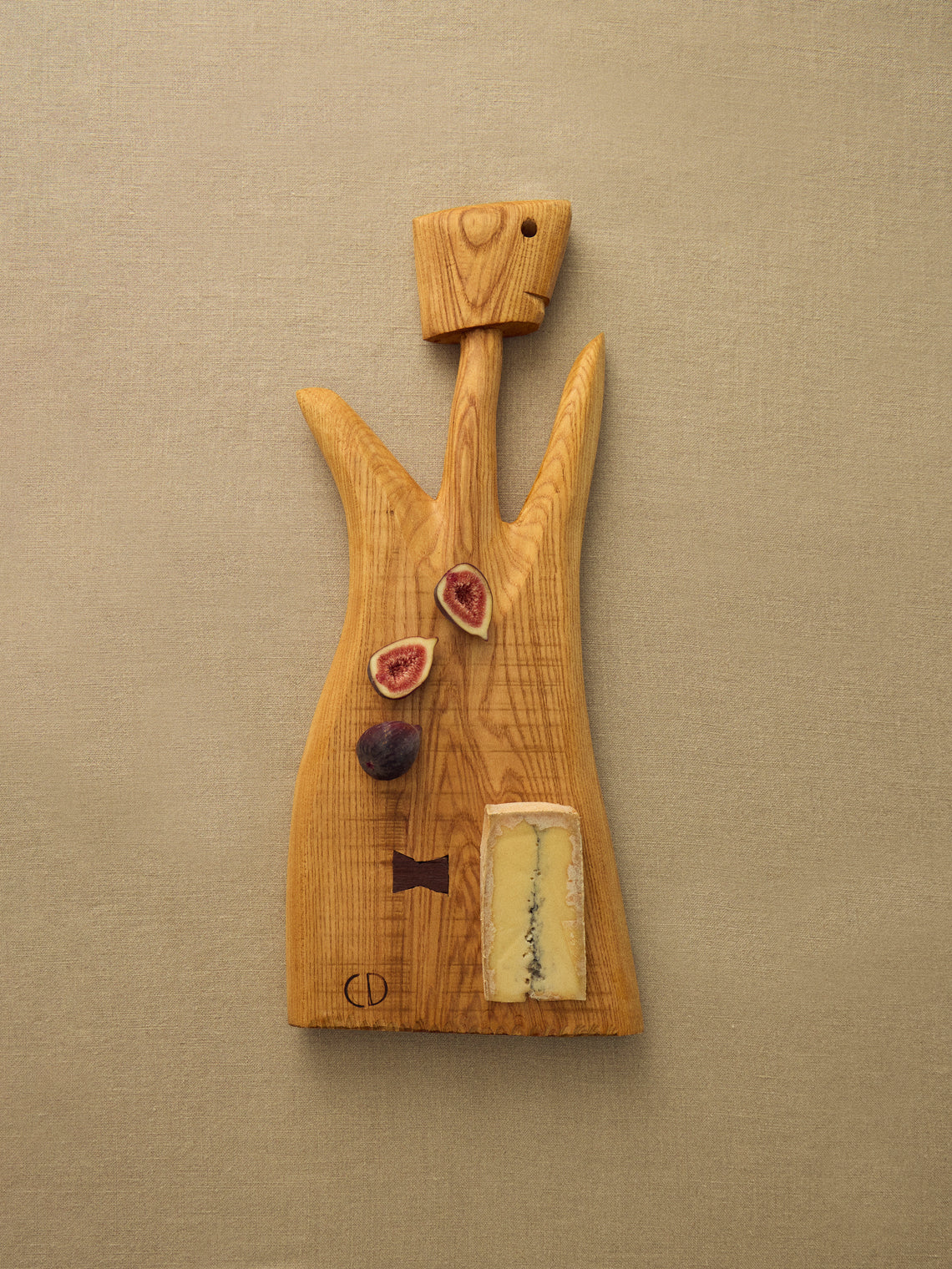 Eliot Daguet - Hand-Carved Ash Serving Board - Natural - ABASK