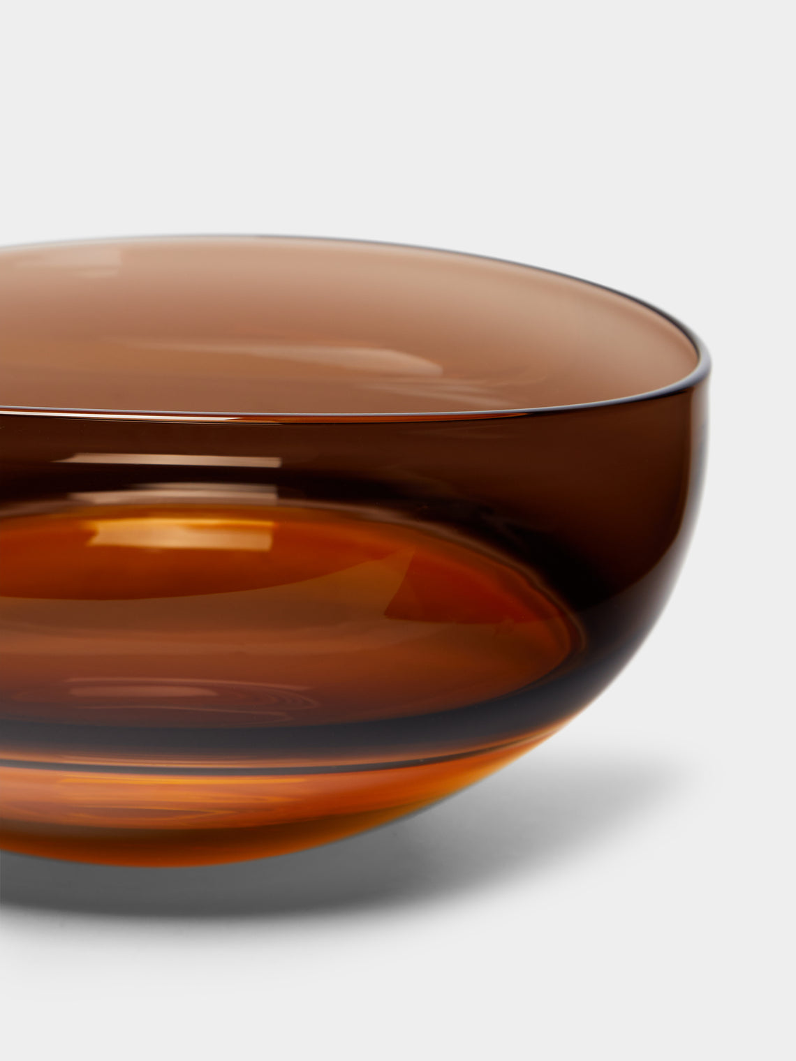 Stewart Hearn - Oval Encalmo Hand-Blown Glass Small Bowl -  - ABASK