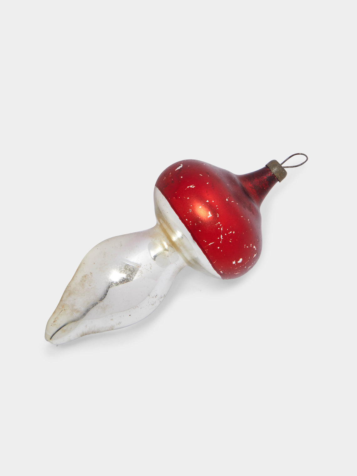 Antique and Vintage - 1950s Mushrooms Glass Large Tree Decorations (Set of 6) -  - ABASK