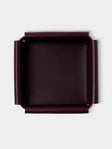 Otzi Studio - Assembly Leather Valet Tray (10in/26cm) - Burgundy - ABASK - 