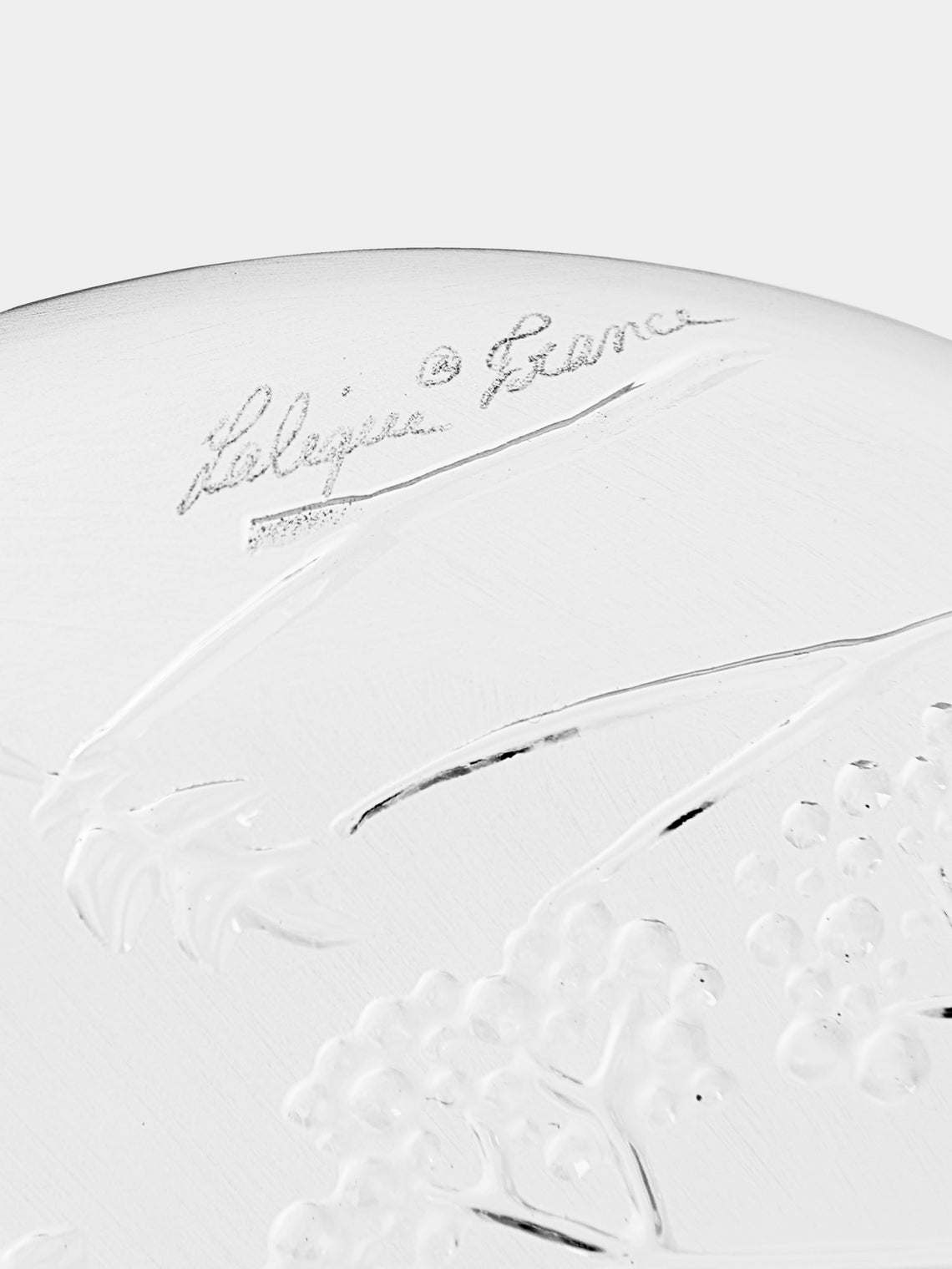 Lalique - Ombelles Crystal Flat Bowl - Clear - ABASK