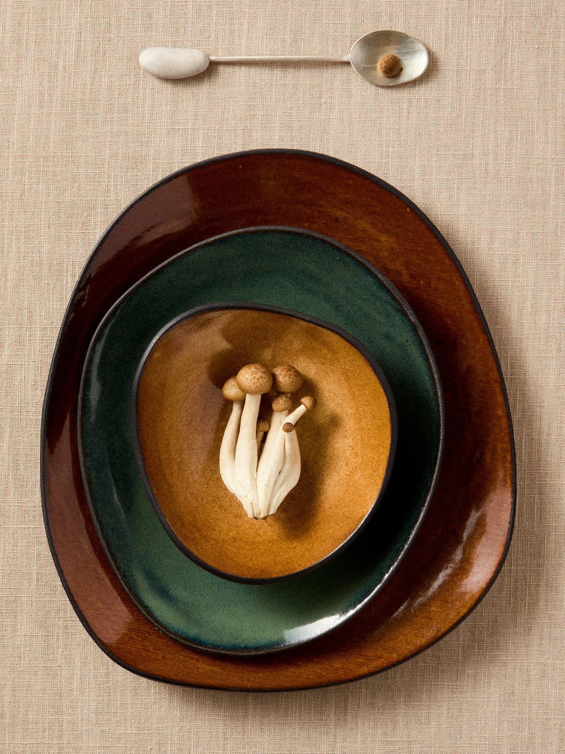 Hana Karim Studio - Hand-Built Stoneware Tapas Bowls (Set of 4) - Multiple - ABASK