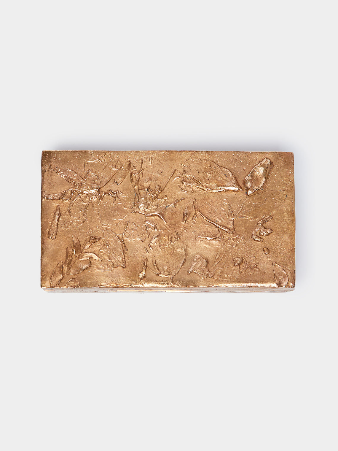 Osanna Visconti - Foglie Hand-Cast Bronze Decorative Box -  - ABASK