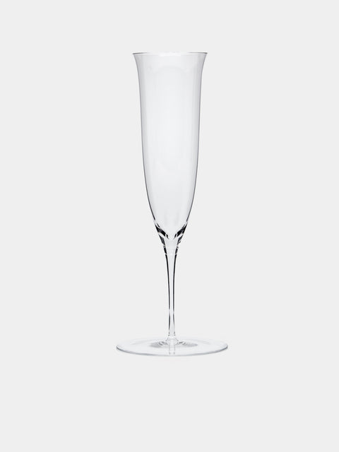 Lobmeyr - Patrician Hand-Blown Crystal Champagne Flute (Set of 2) - Clear - ABASK - 