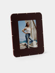 Otzi Studio - Billet Leather and Walnut Photo Frame (5x7") - Burgundy - ABASK - 