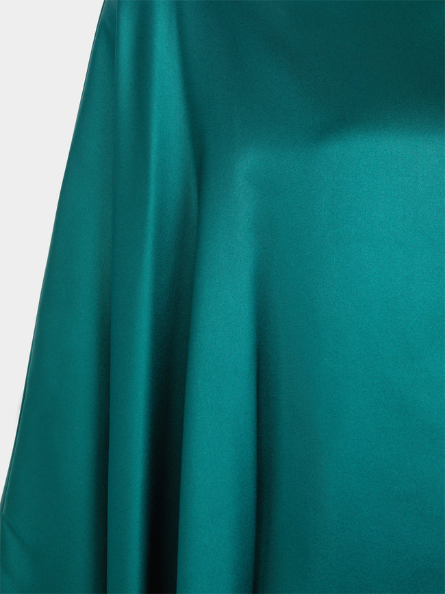 Dusan - Silk Asymmetric T-Shirt | One Size -  - ABASK