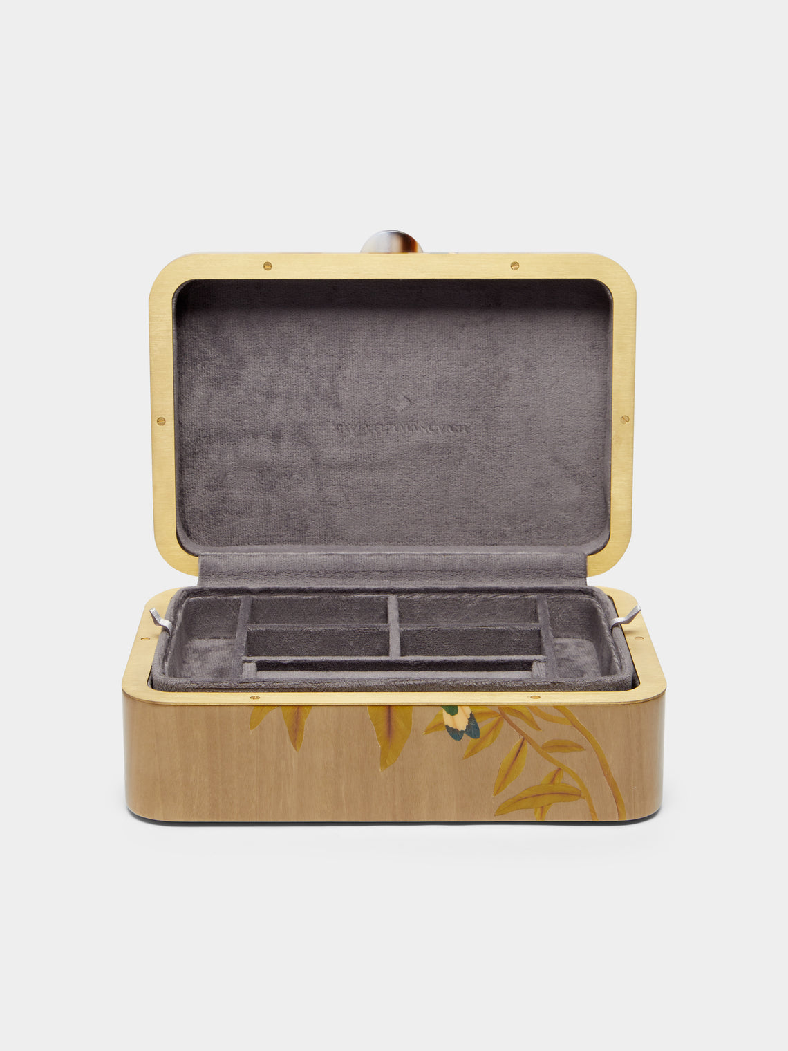 Silvia Furmanovich - Hummingbird Marquetry Wood Jewellery Box -  - ABASK