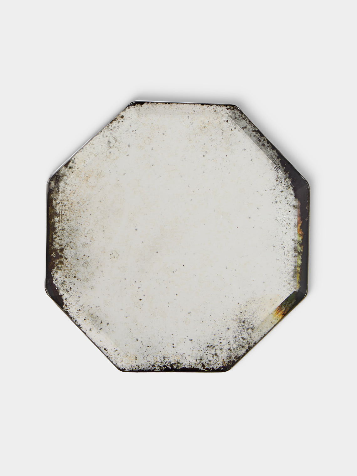 Borgo delle Tovaglie - Octo Mirrored Glass Coasters (Set of 6) - Silver - ABASK