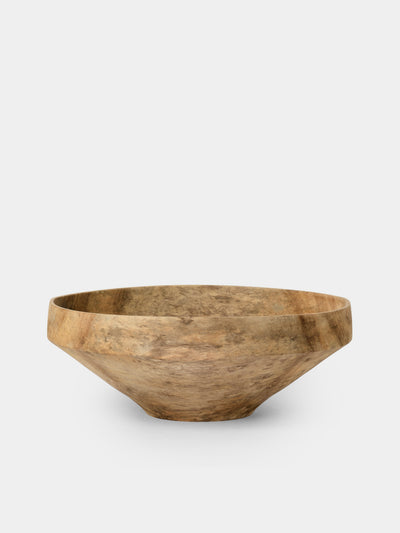 Iida Woodturning - Hand-Turned Dogwood Earth-Finish Bowl - Brown - ABASK - 