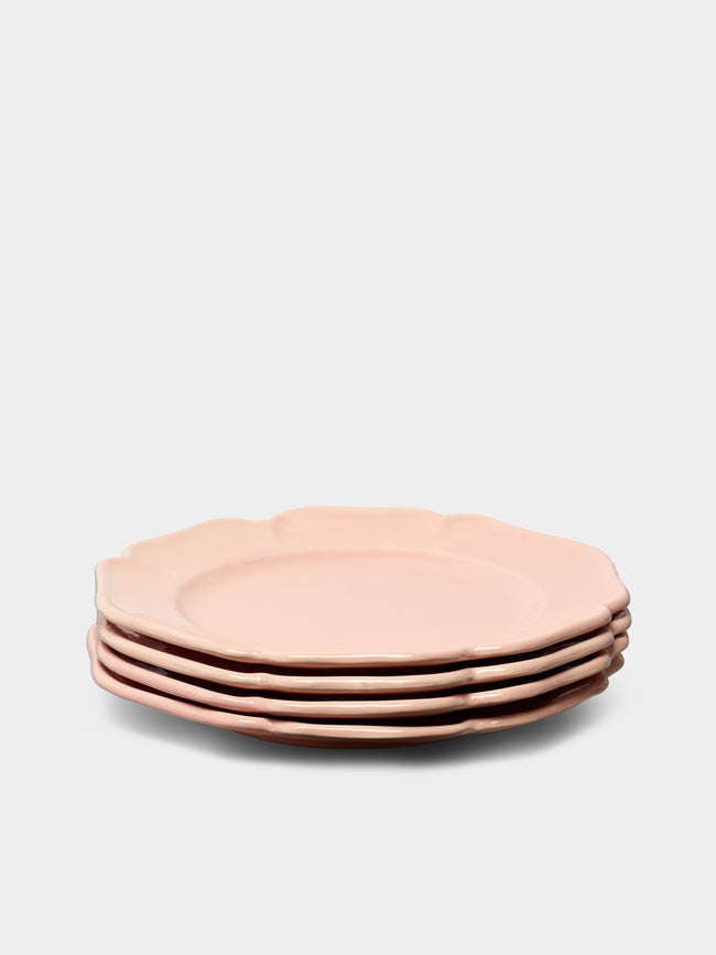 Maison Pichon Uzès - Louis XV Campagne Hand-Glazed Ceramic Dinner Plates (Set of 4) -  - ABASK