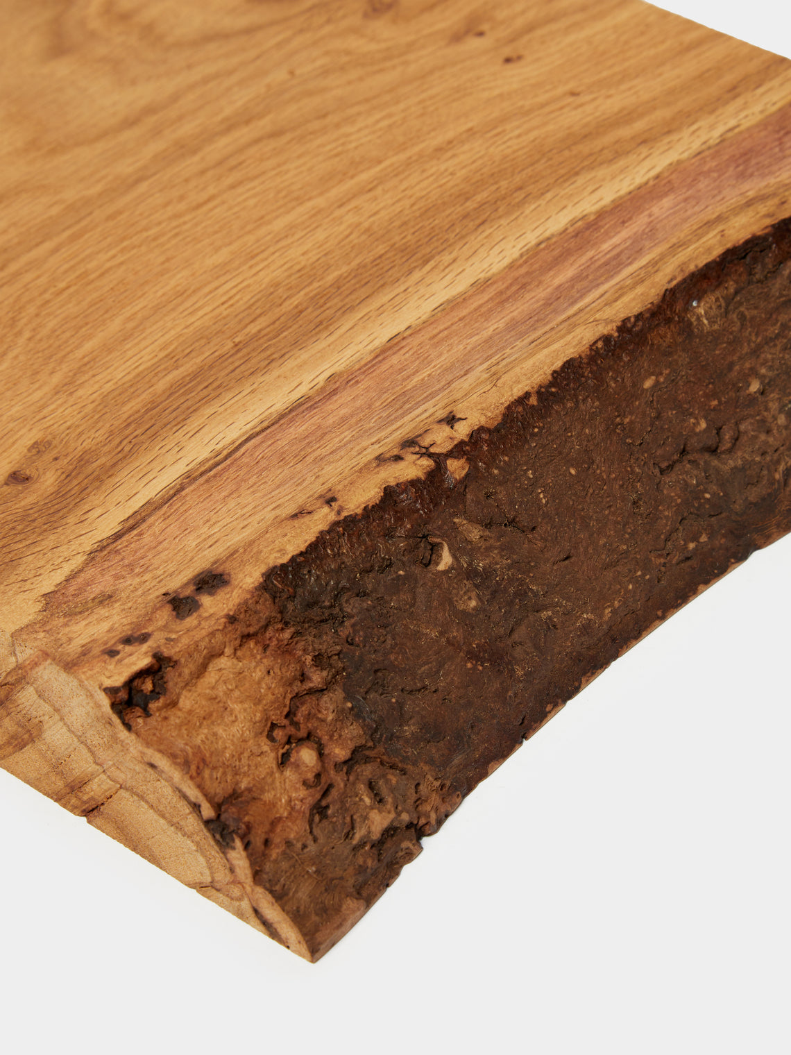 Woodworks by Ted Todd - Antique Live Edge Oak Chopping Board -  - ABASK