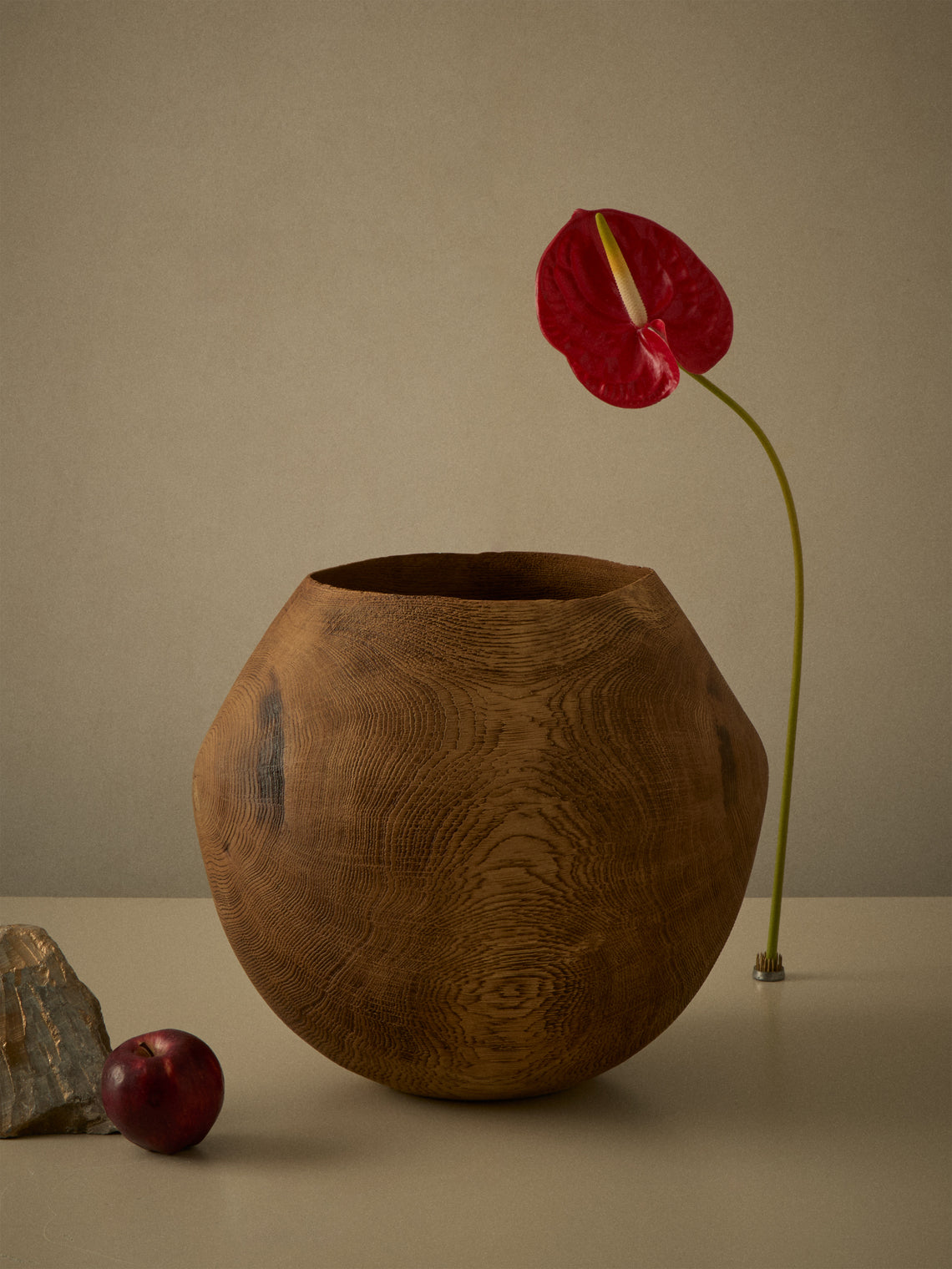 Friedemann Buehler - Hand-Turned Oak Bowl - Brown - ABASK