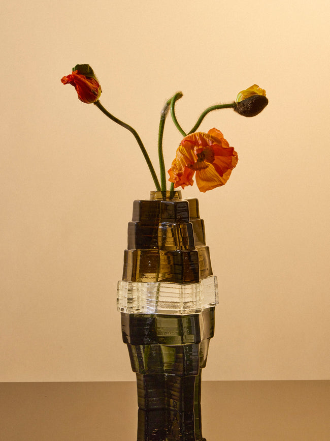 Isabella Kullmann - No.10 Hand-Blown Glass Vase - Black - ABASK