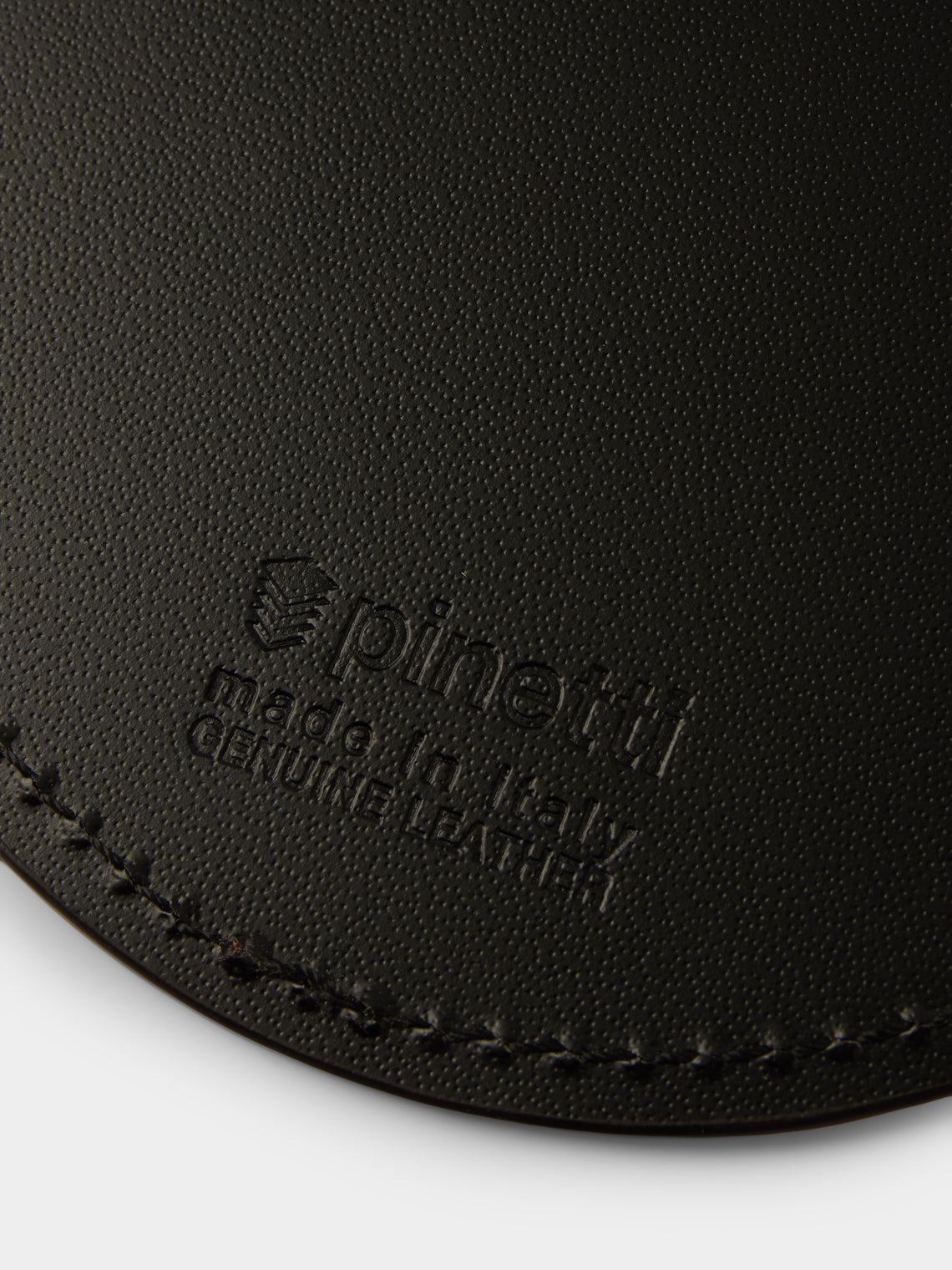 Pinetti - Leather Round Coasters (Set of 6) - Camel - ABASK