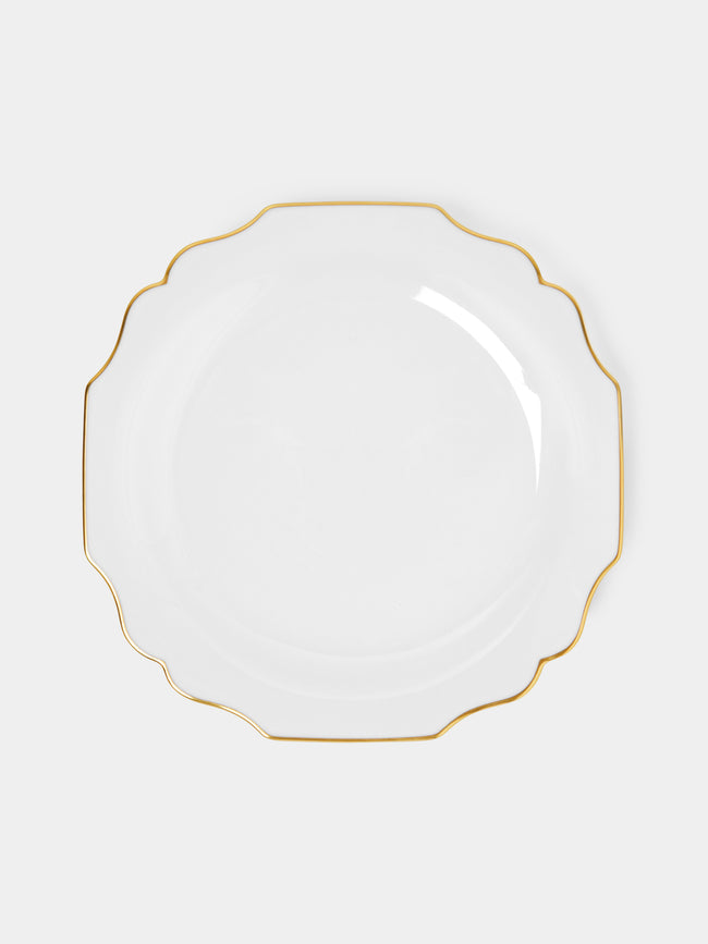 Augarten - Belvedere Hand-Painted Porcelain Dinner Plate - White - ABASK - 