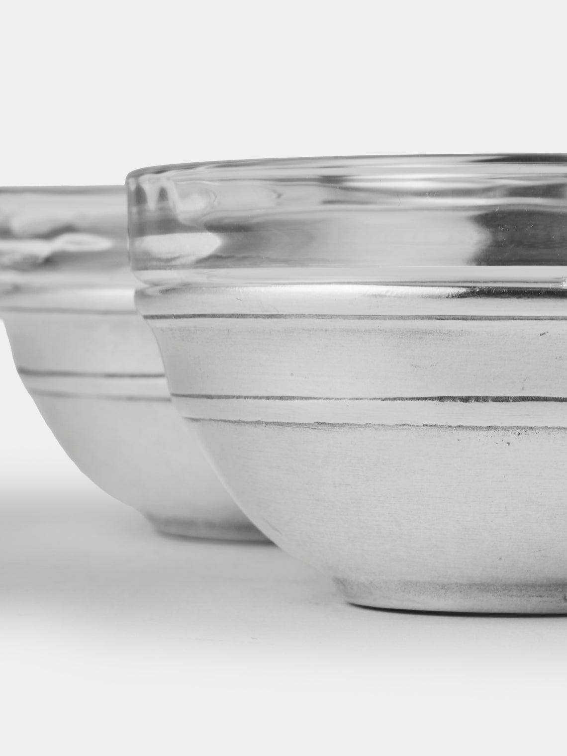 Cosi Tabellini - Osteria Pewter Condiment Holder - Silver - ABASK