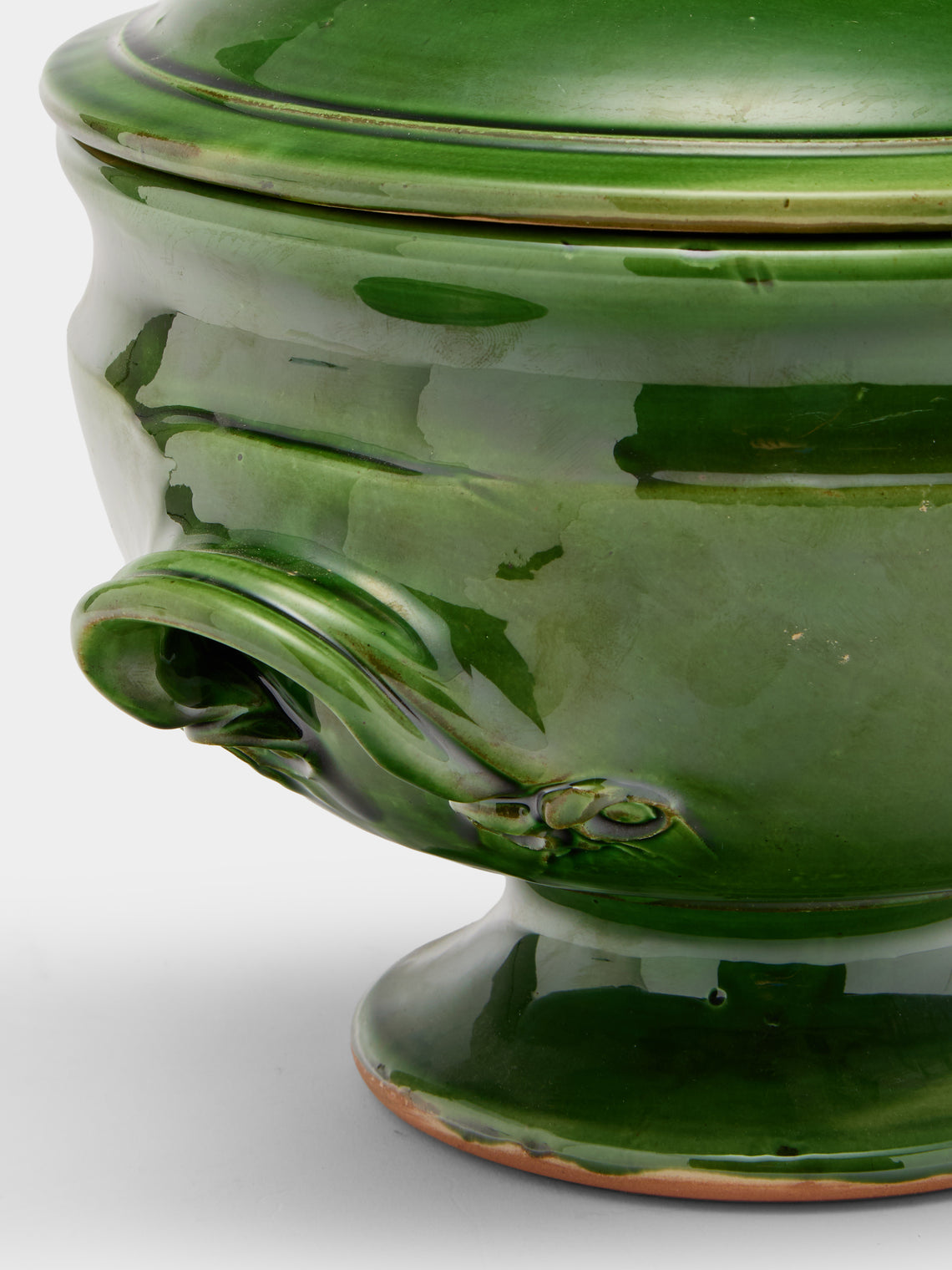 Poterie de Cliousclat - Slipware Soup Tureen - Green - ABASK